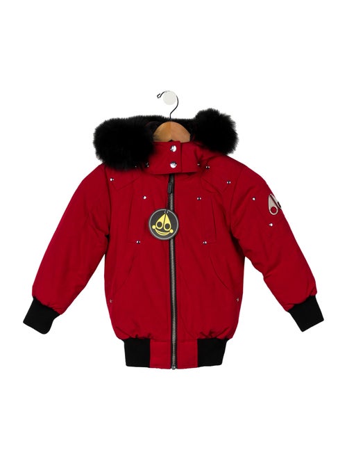 Moose Knuckles Boys' Puffer Hooded Jacket