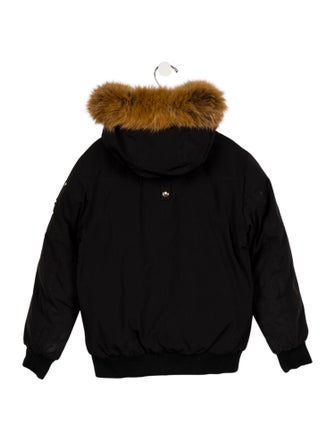 Moose Knuckles Girls black coat