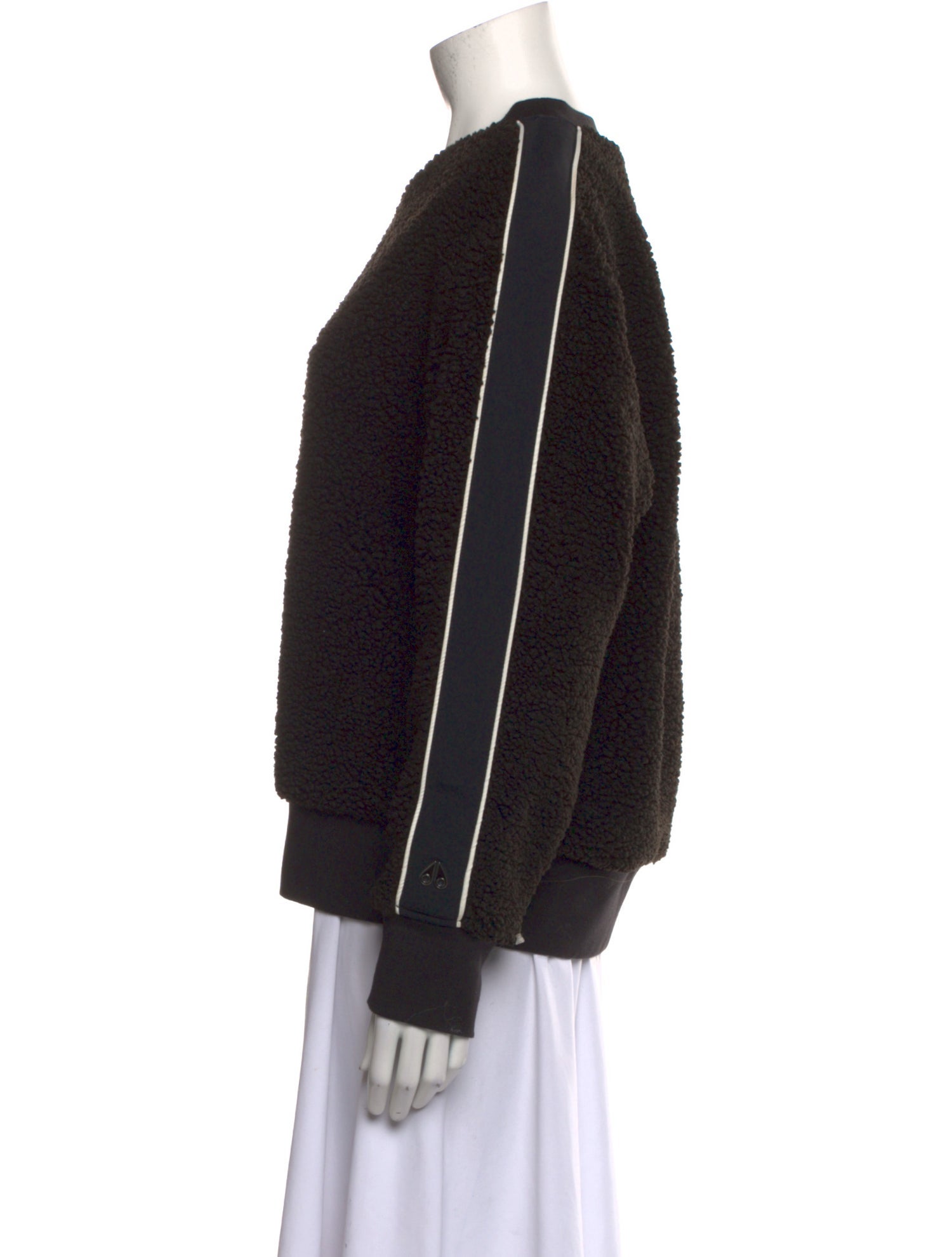 Moose Knuckles Crew Neck Long Sleeve Sweatshirt