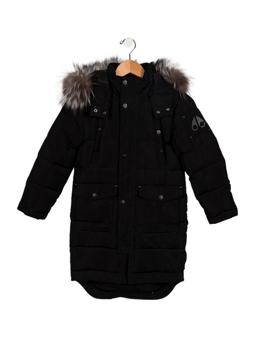 Moose Knuckles Girls' Hooded Puffer Jacket
