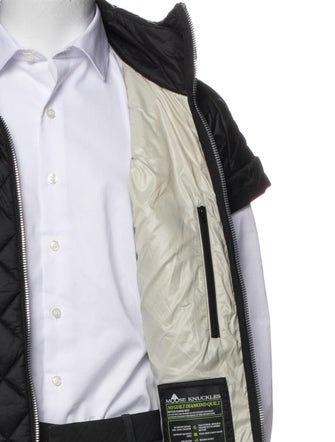 Moose Knuckles Houndstooth Print Vest