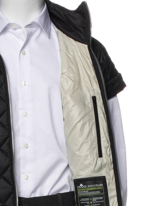 Moose Knuckles Houndstooth Print Vest