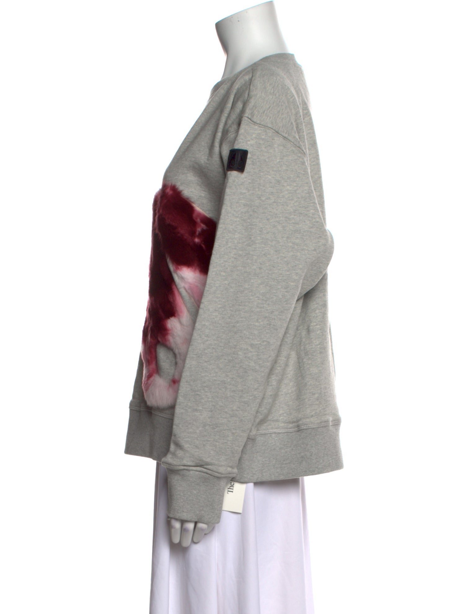 Moose Knuckles Graphic Print Crew Neck Sweatshirt w/ Tags