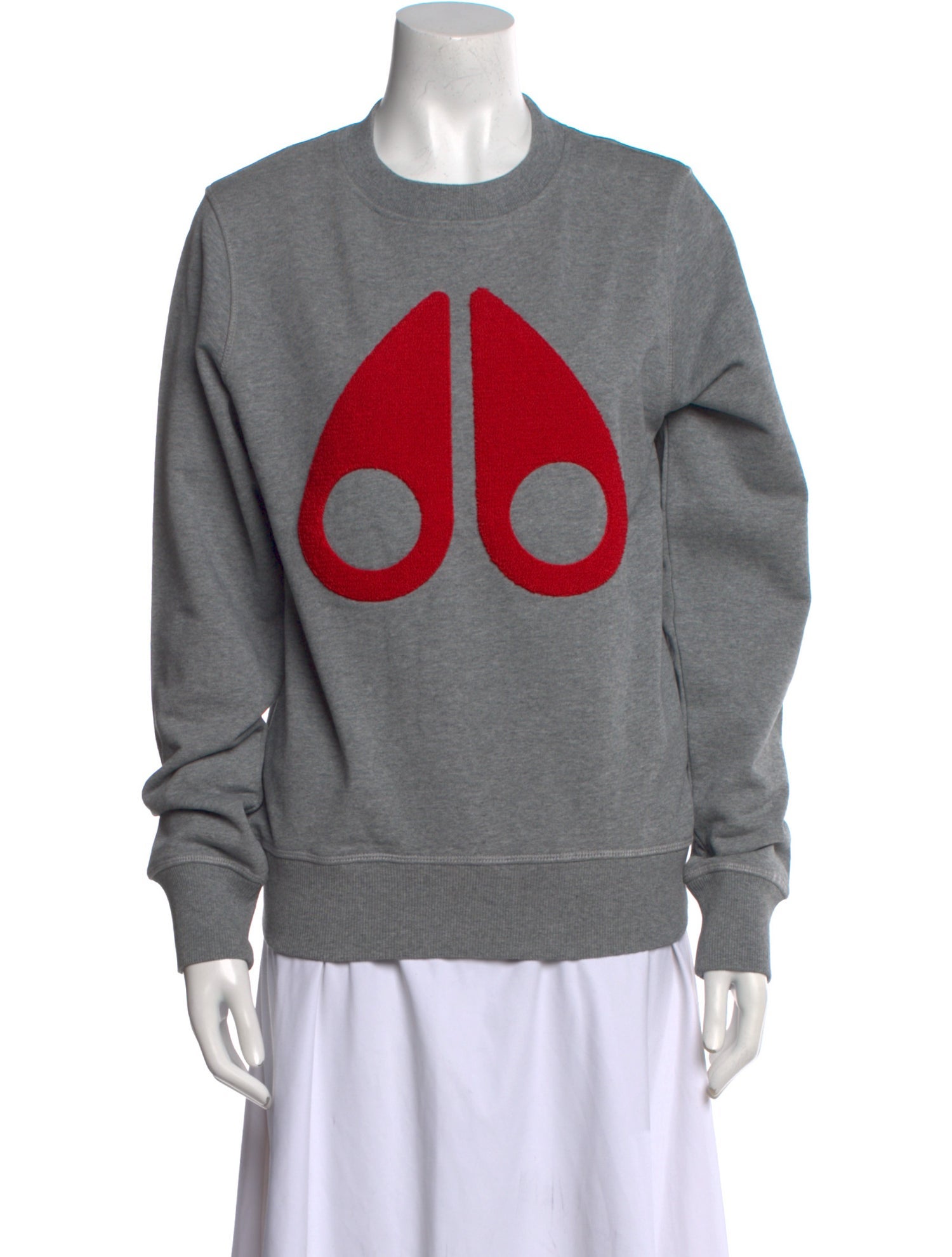 Moose Knuckles Graphic Print Crew Neck Sweatshirt w/ Tags