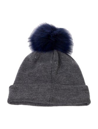 Moose Knuckles Fox Fur-Trimmed Beanie