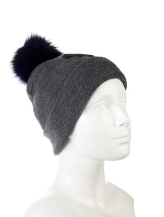 Moose Knuckles Fox Fur-Trimmed Beanie