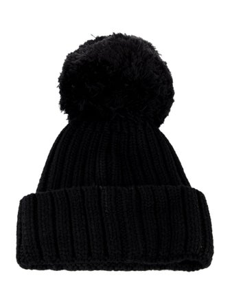 Moose Knuckles Pom-Pom Accent Beanie
