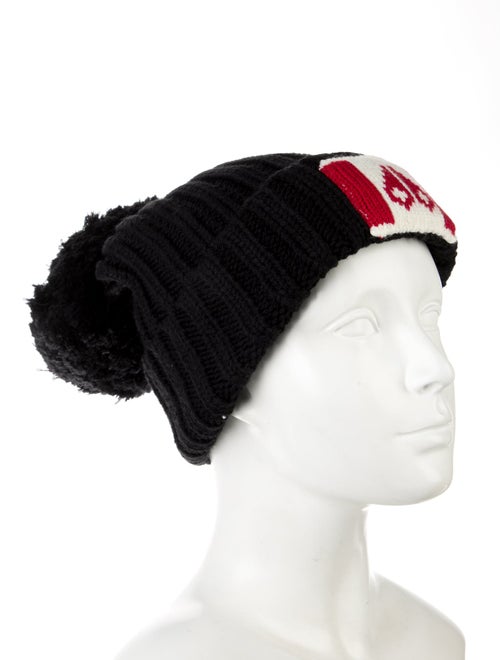 Moose Knuckles Pom-Pom Accent Beanie