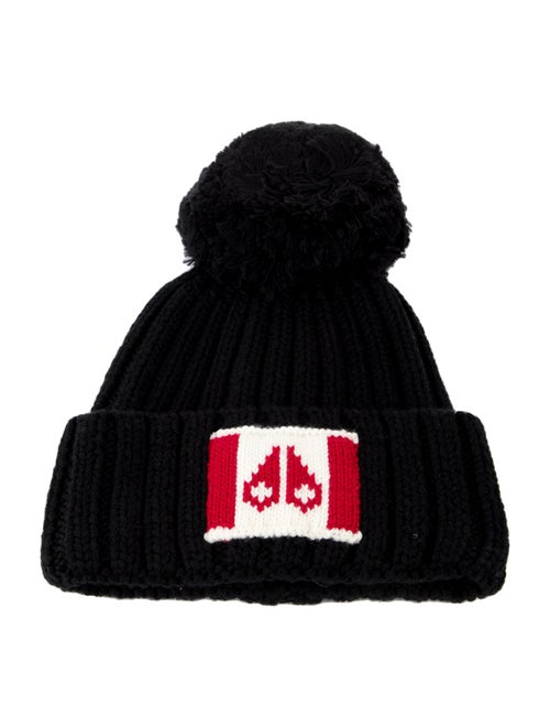 Moose Knuckles Pom-Pom Accent Beanie