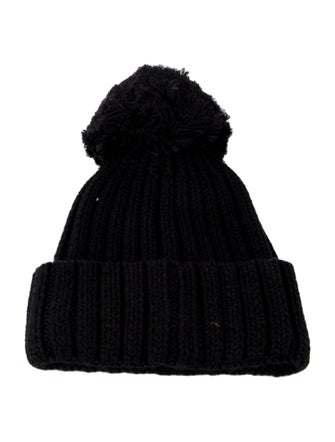 Moose Knuckles Pom-Pom Accent Beanie