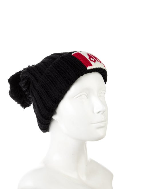 Moose Knuckles Pom-Pom Accent Beanie