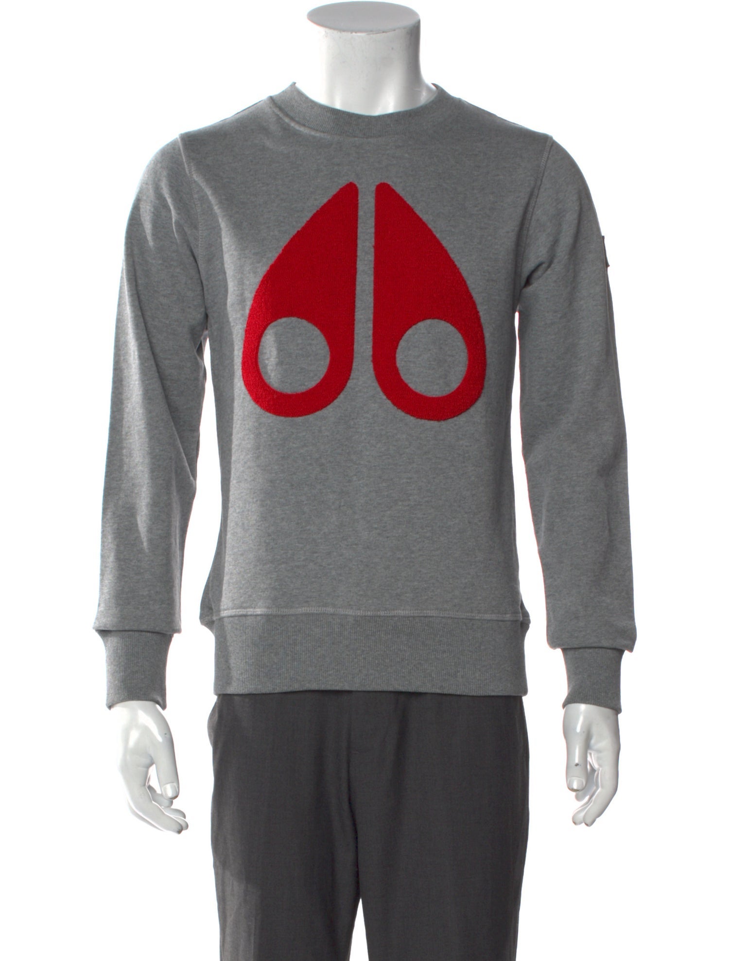 Moose Knuckles Graphic Print Crew Neck Sweatshirt w/ Tags