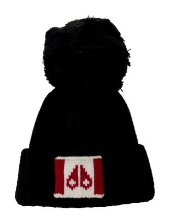 Moose Knuckles PomPom Embellished Winter Beanie