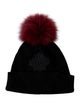 Moose Knuckles Fox Fur PomPom Beanie