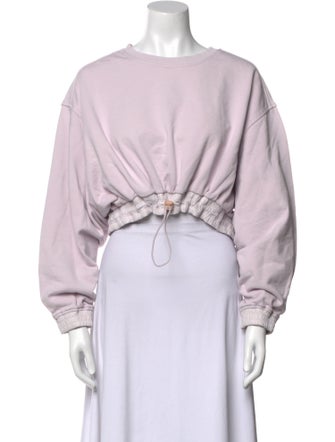 Moose Knuckles Crew Neck Long Sleeve Crop Top