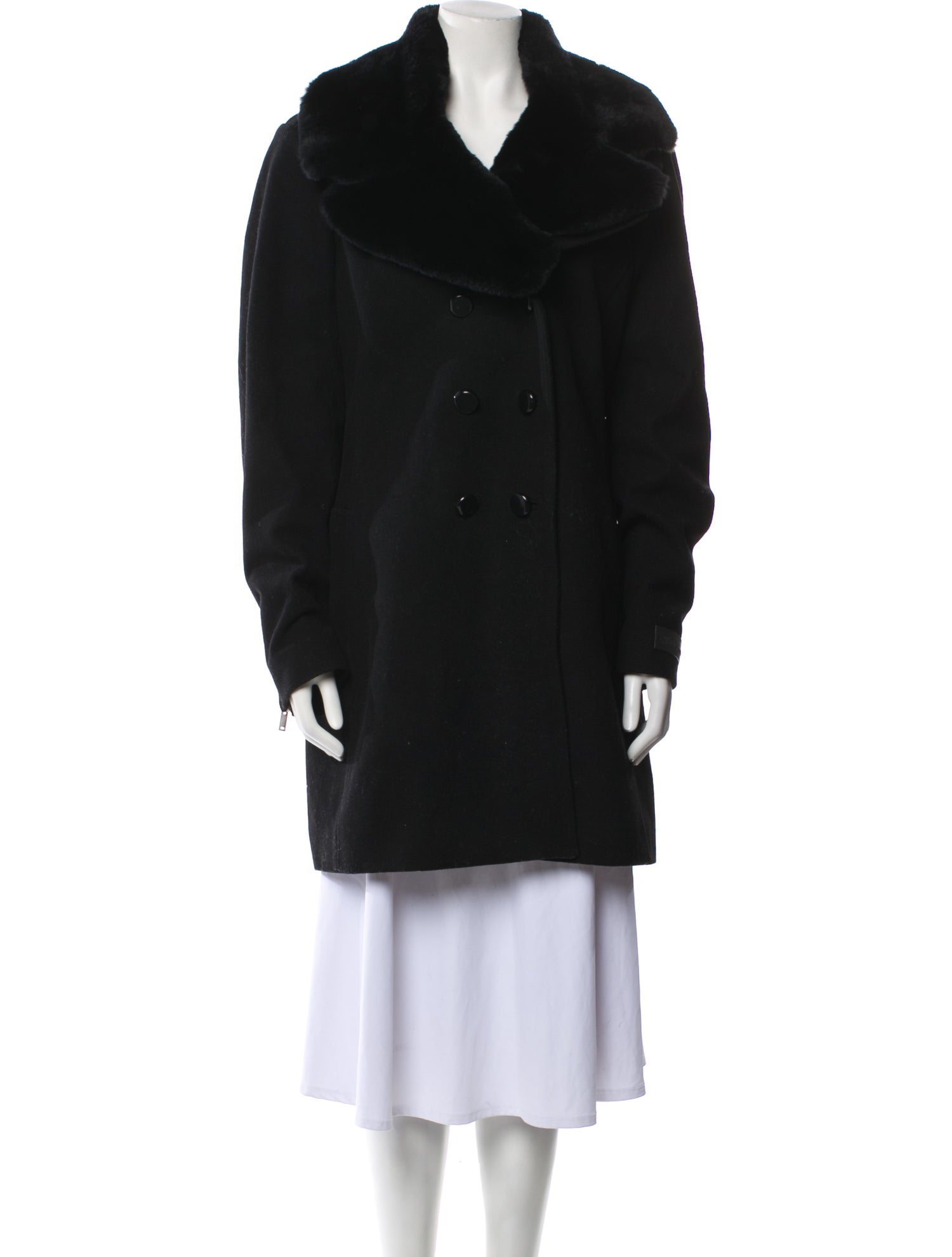 Moose Knuckles Wool Fur Coat