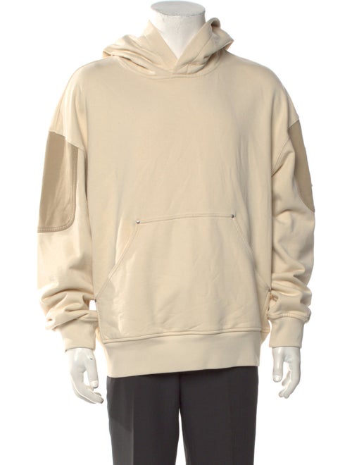 Moose Knuckles Colorblock Pattern Crew Neck Hoodie