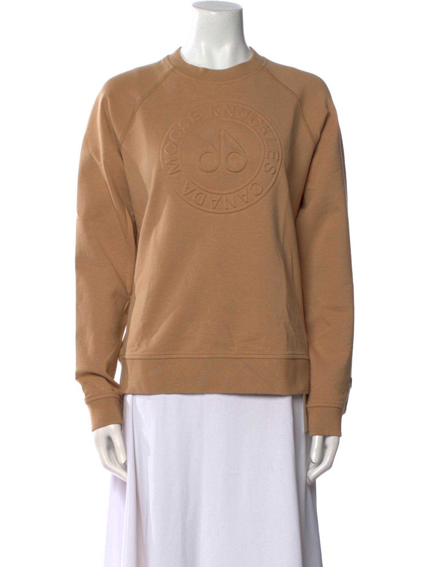 Moose Knuckles Graphic Print Crew Neck Sweatshirt