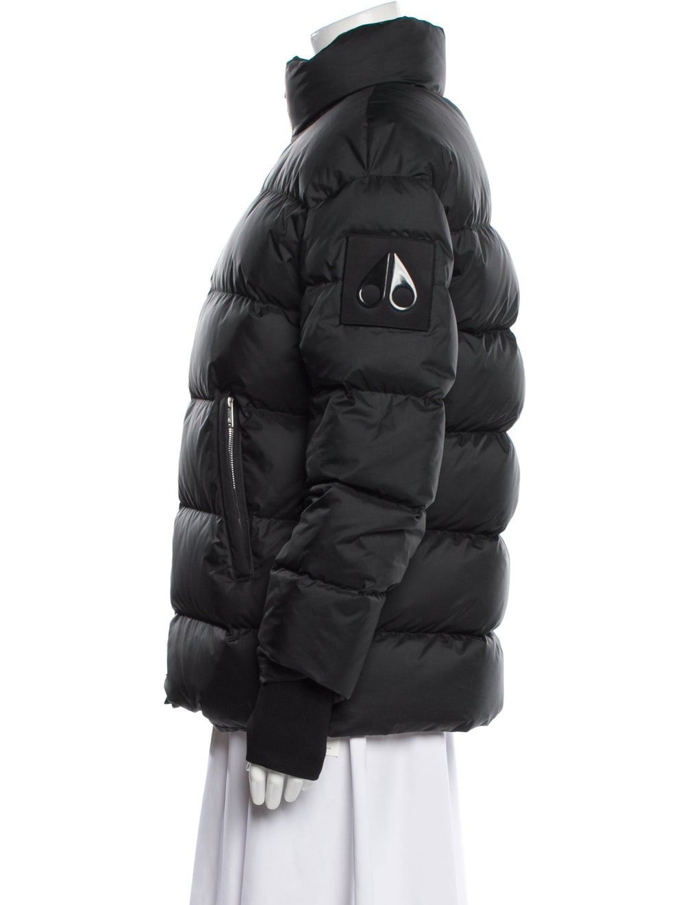 Moose Knuckles Down Jacket Black Stand Collar - image 2