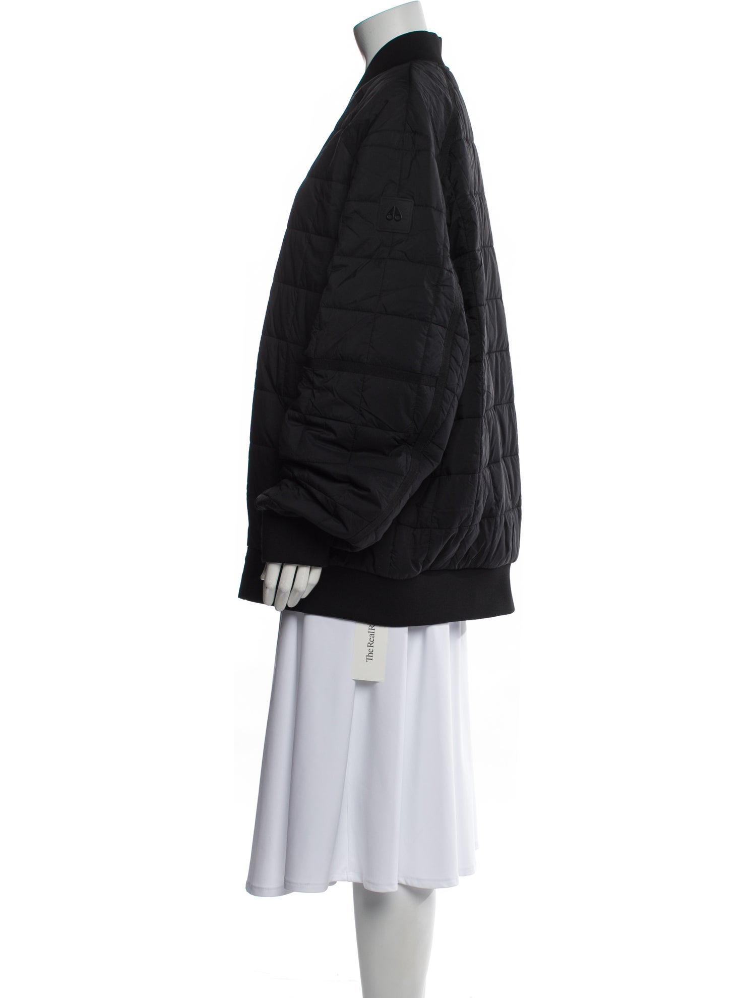 Moose Knuckles Nylon Bomber Jacket