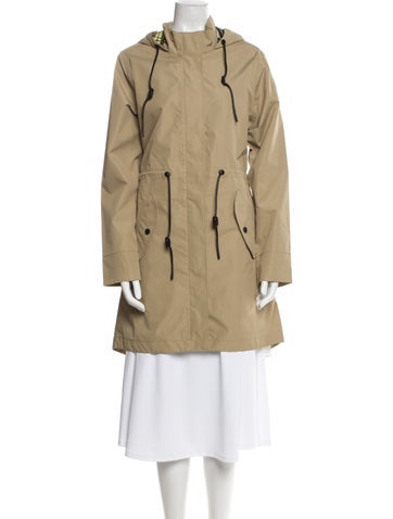 Pre-owned Moose Knuckles Trench Coat W/ Tags In Neutral