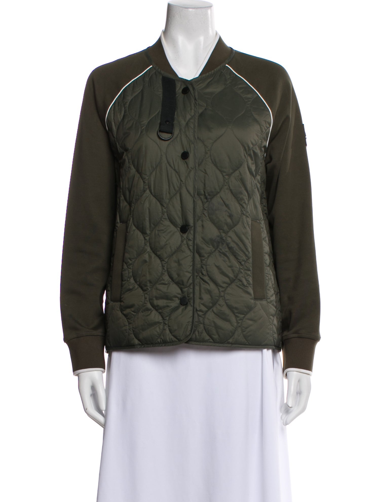 Moose Knuckles Printed Bomber Jacket