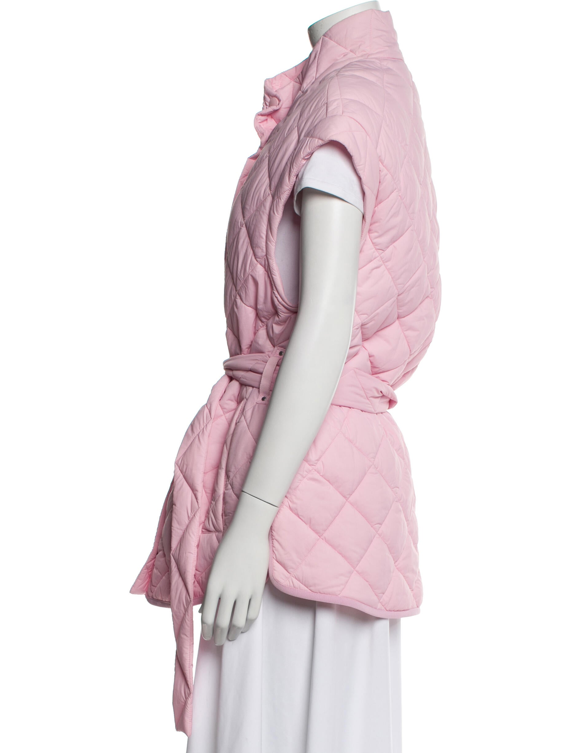 Moose Knuckles Nylon Plaid Print Vest