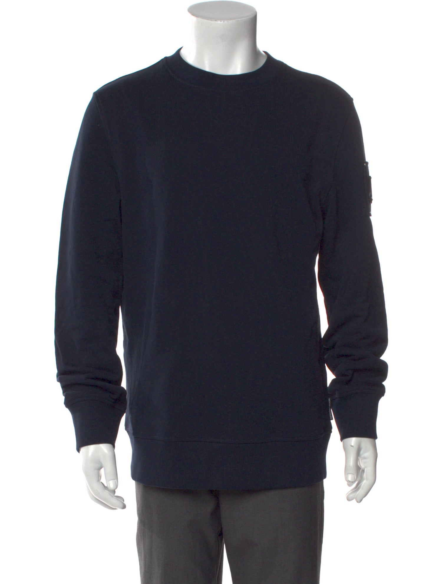 Moose Knuckles Crew Neck Long Sleeve Sweatshirt