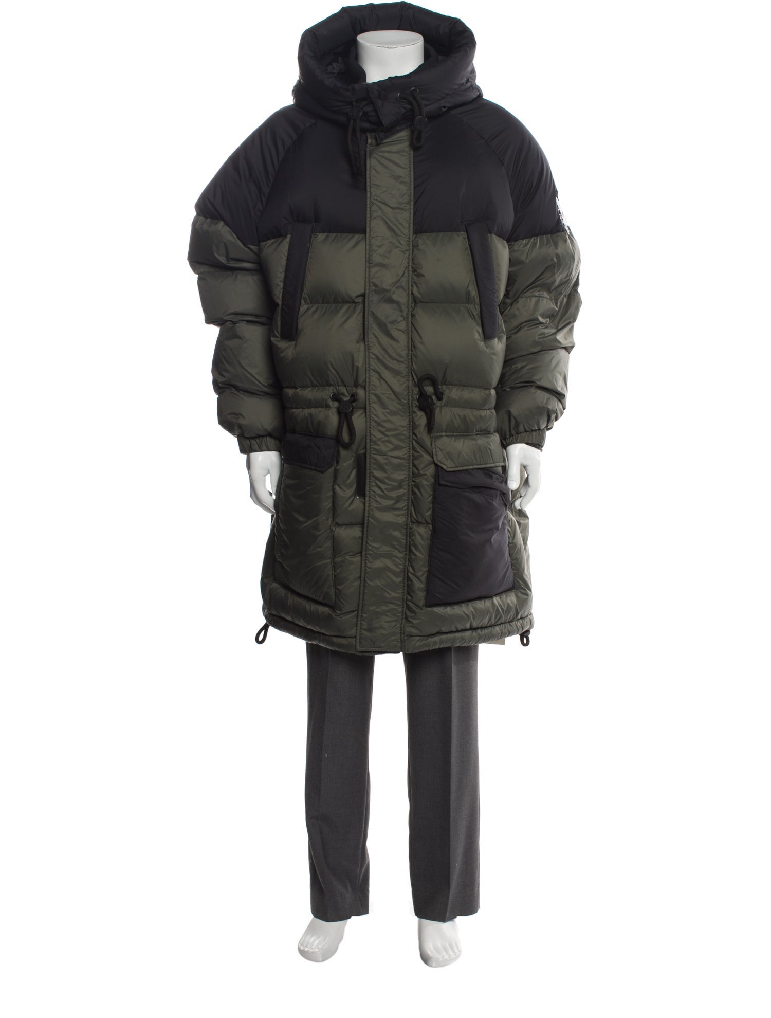 Moose Knuckles Colorblock Pattern Parka