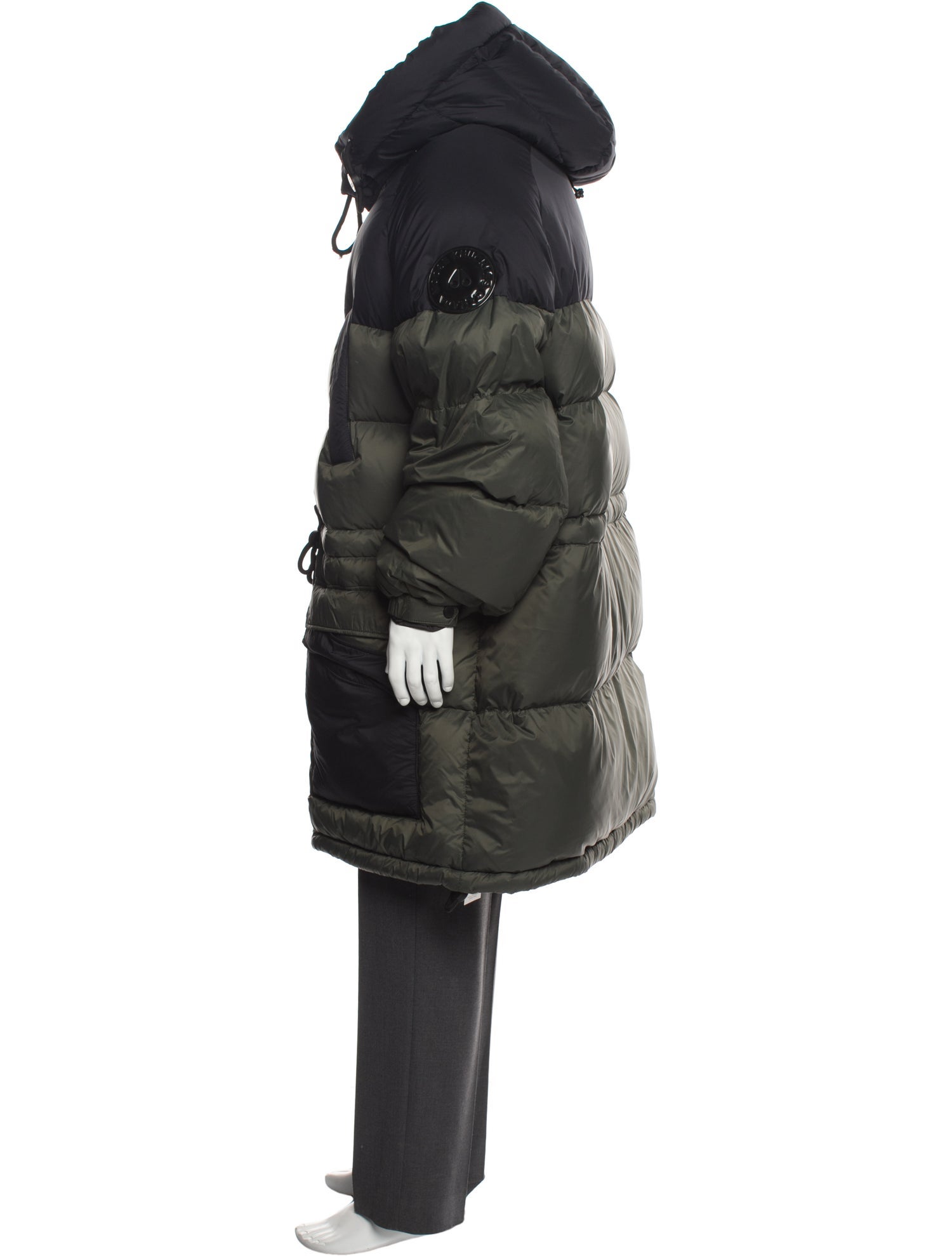 Moose Knuckles Colorblock Pattern Parka