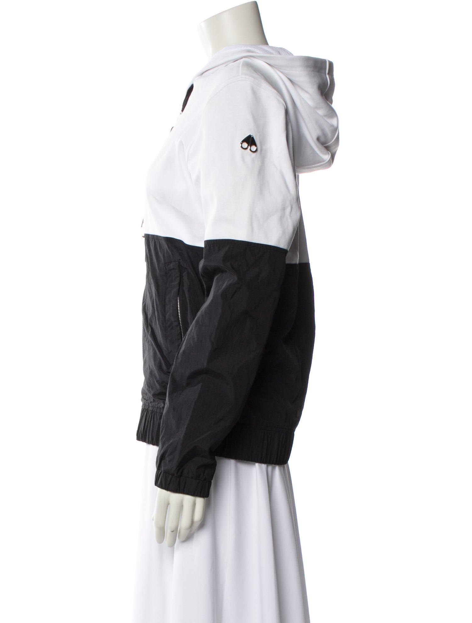 Moose Knuckles Mock Neck Long Sleeve Hoodie