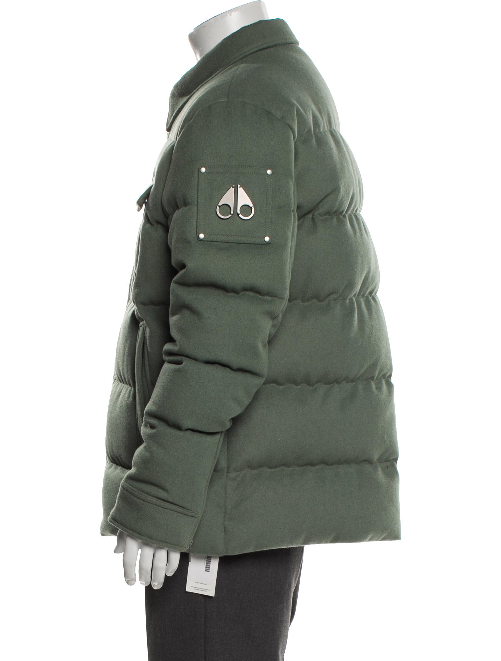 Moose Knuckles Wool Puffer Coat