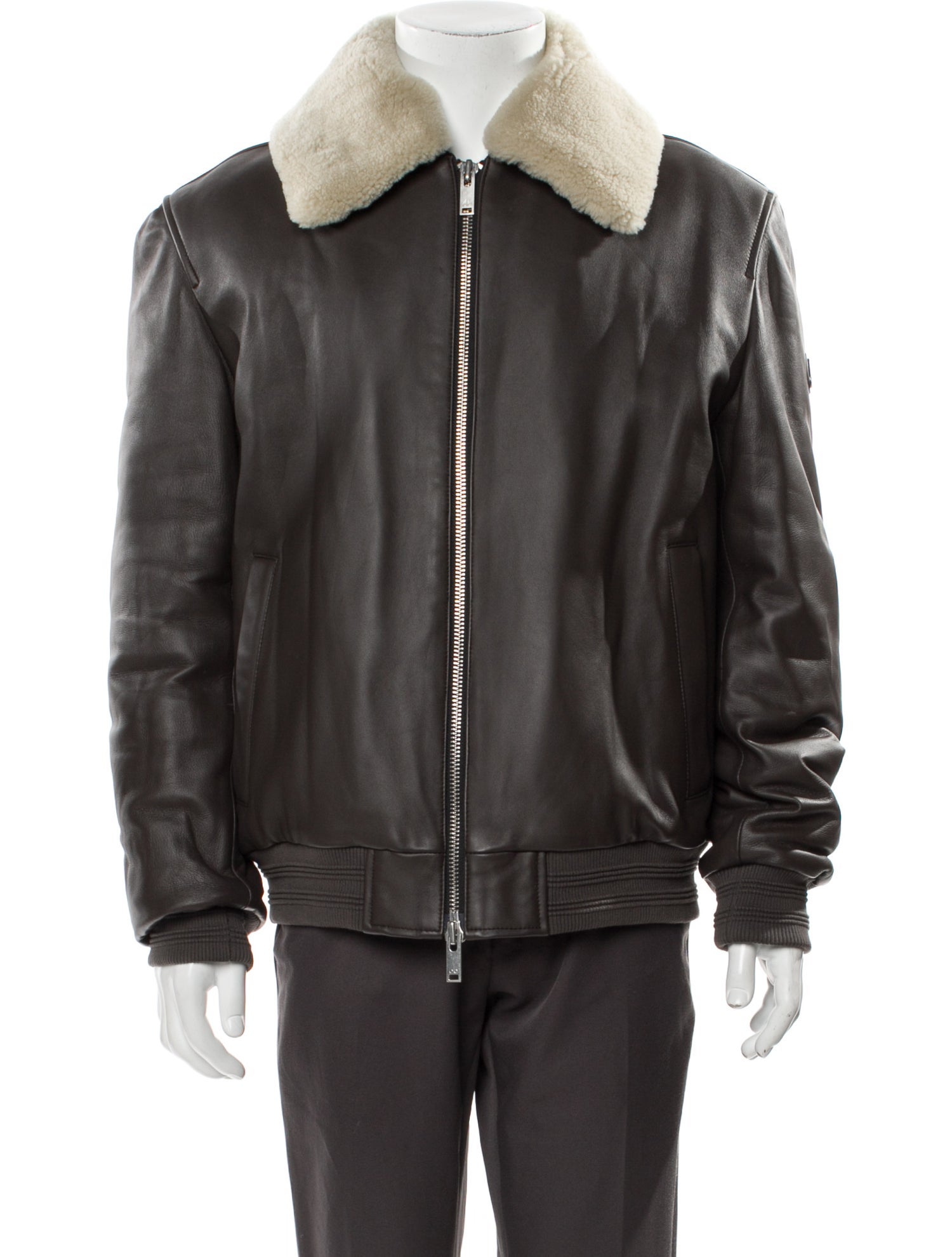 Moose Knuckles Lamb Leather Moto Jacket