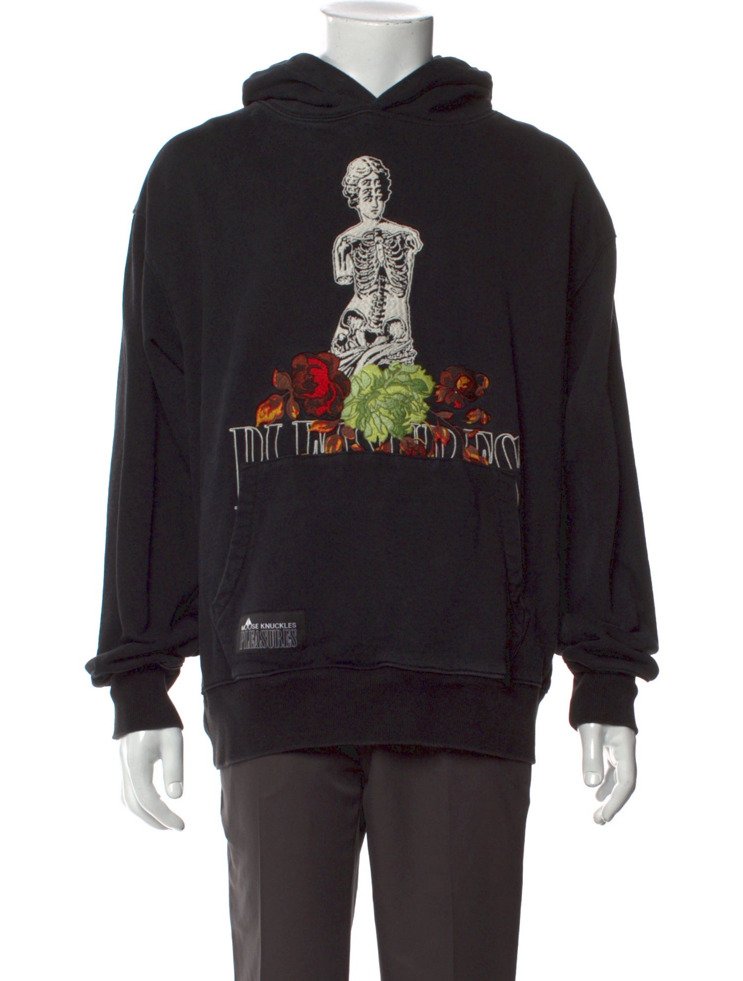 Moose Knuckles Graphic Print Crew Neck Hoodie