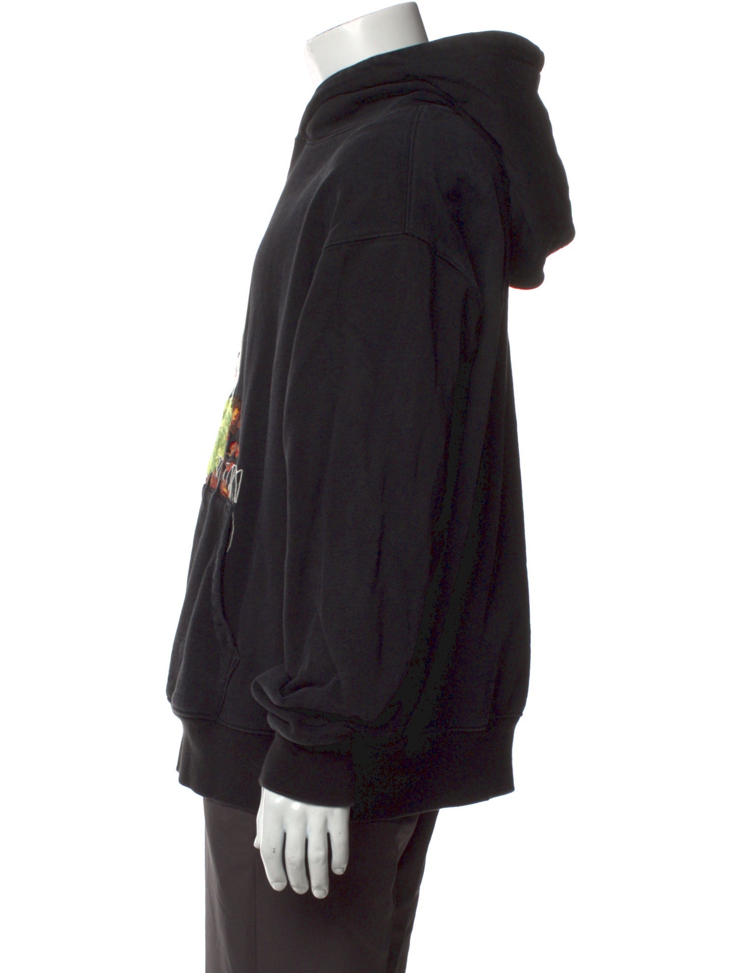 Moose Knuckles Graphic Print Crew Neck Hoodie