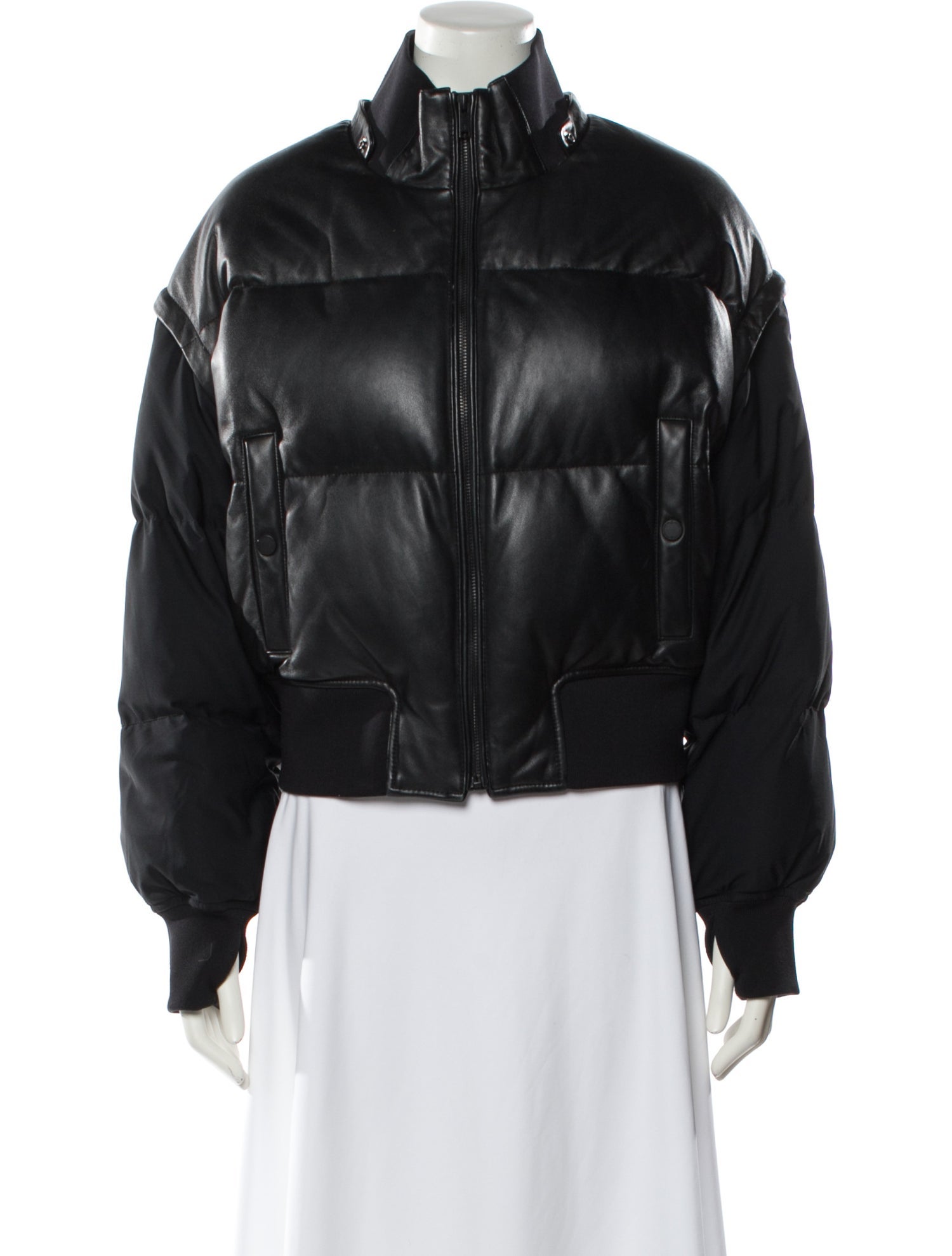 Moose Knuckles Lamb Leather Down Jacket