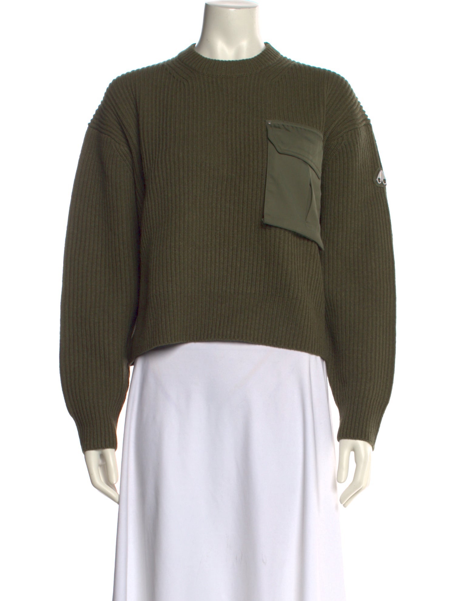 Moose Knuckles Wool Mock Neck Sweater