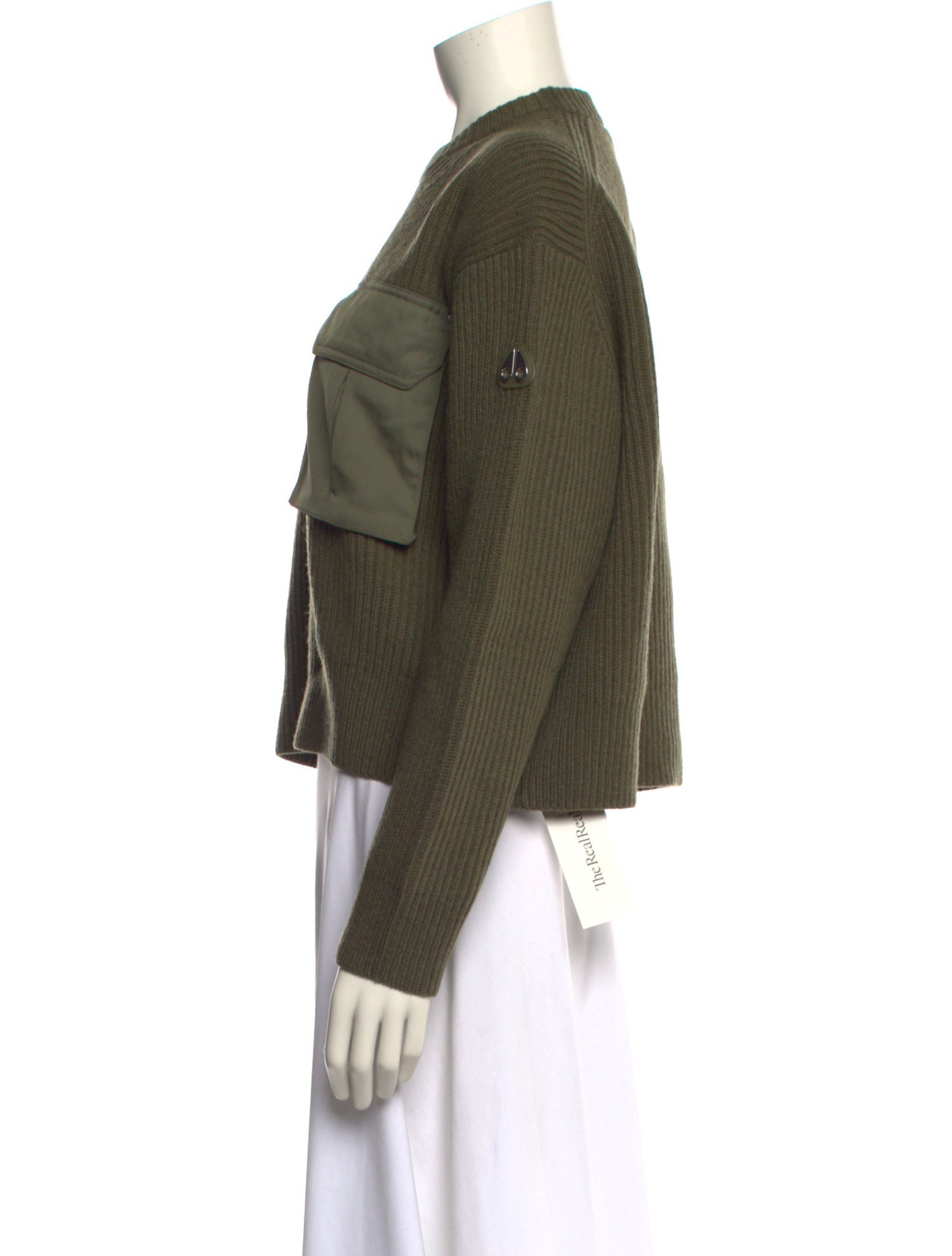 Moose Knuckles Wool Mock Neck Sweater