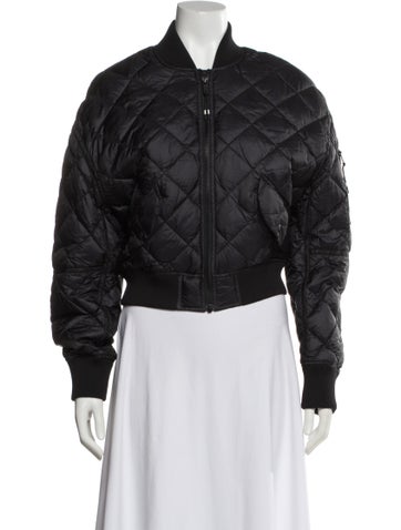 Pre-owned Moose Knuckles Nylon Down Jacket In Black