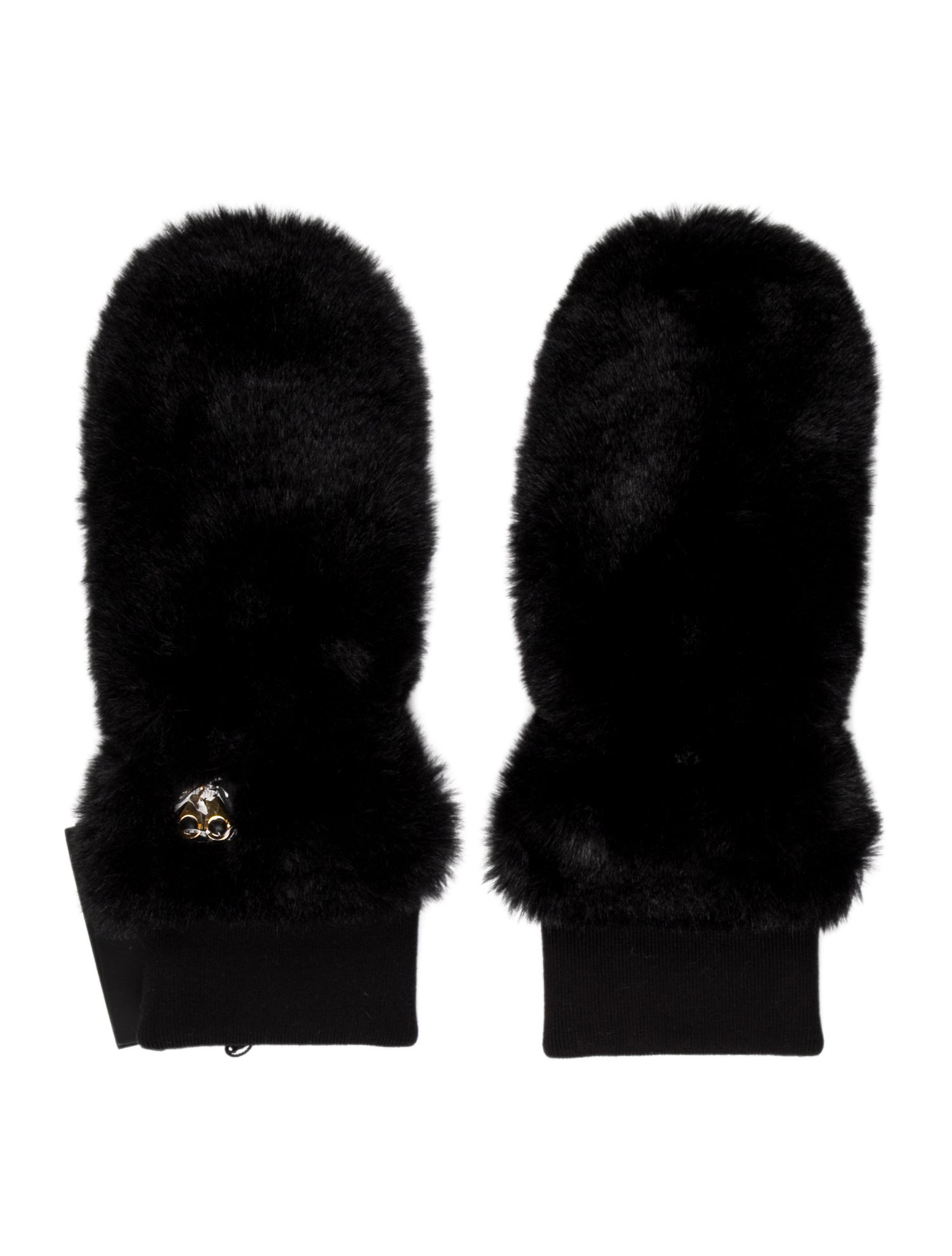 Moose Knuckles Leather Trim Mittens w/Tags