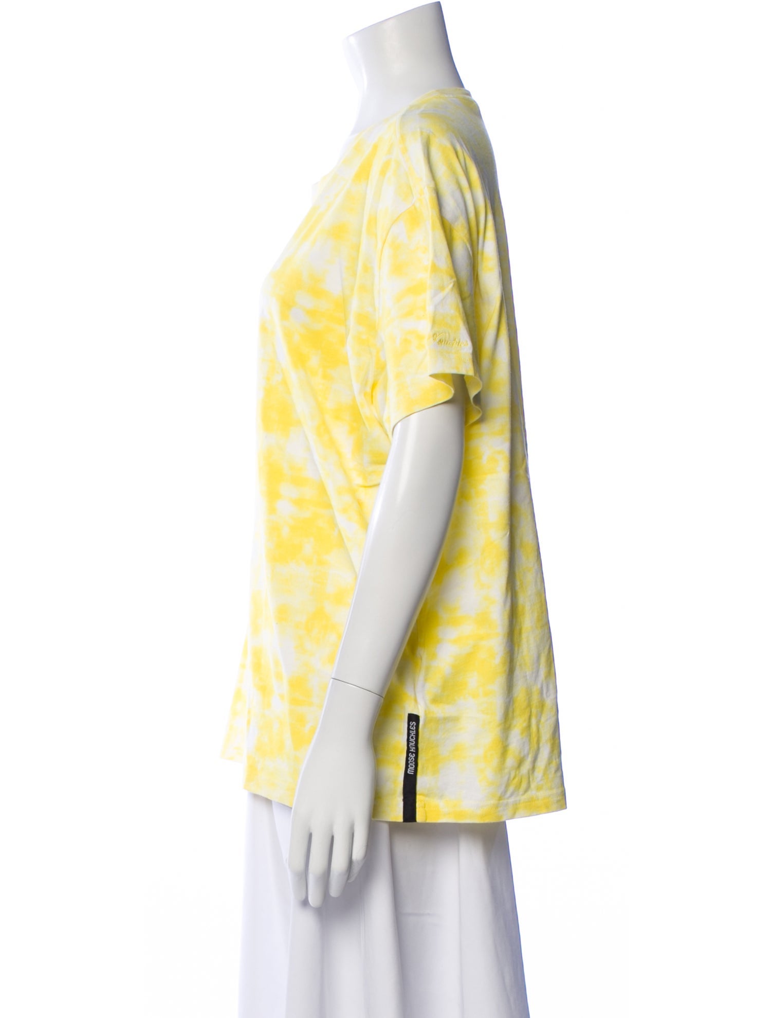 Moose Knuckles Tie-Dye Print Crew Neck T-Shirt