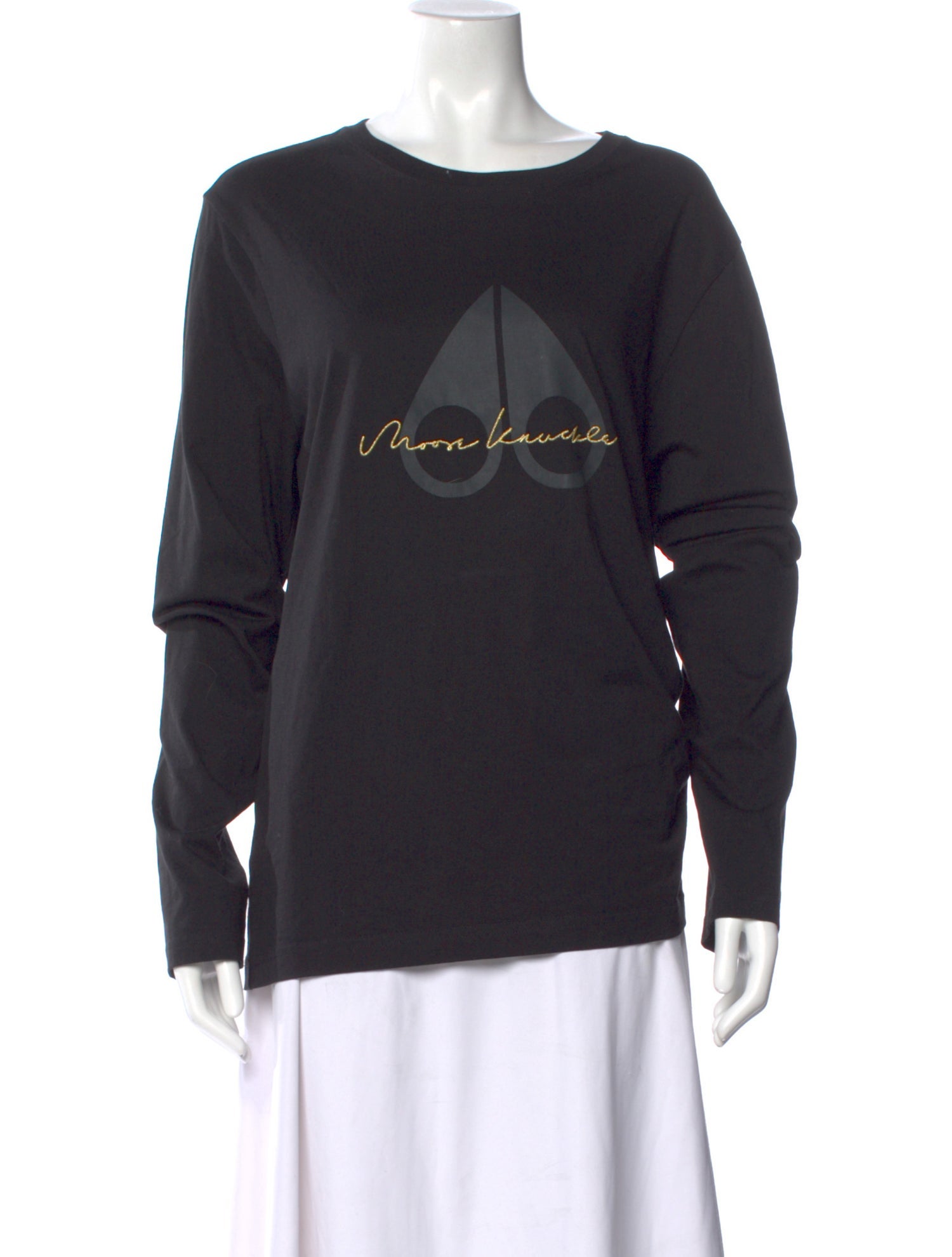 Moose Knuckles Graphic Print Crew Neck T-Shirt