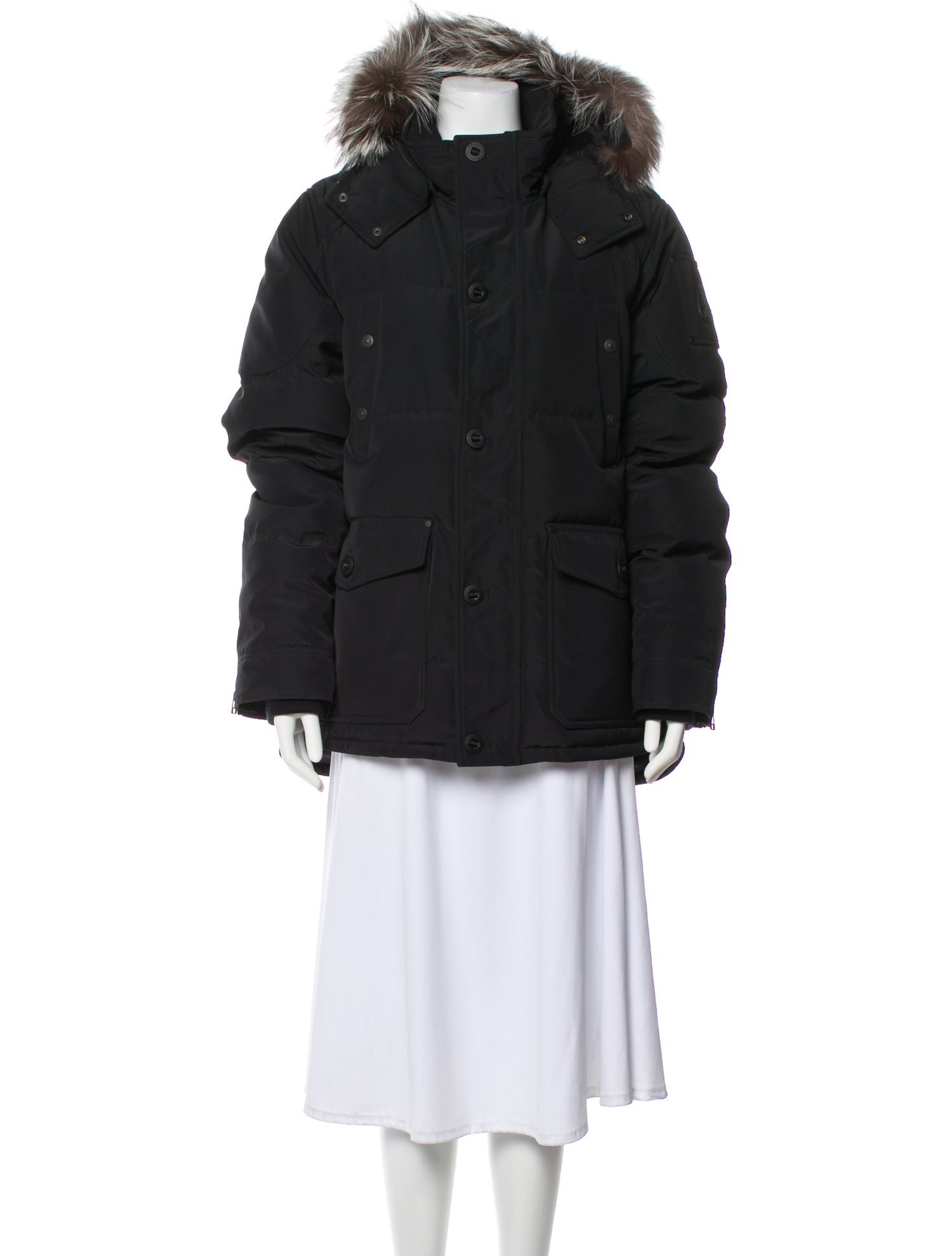 Moose Knuckles Nylon Down Coat