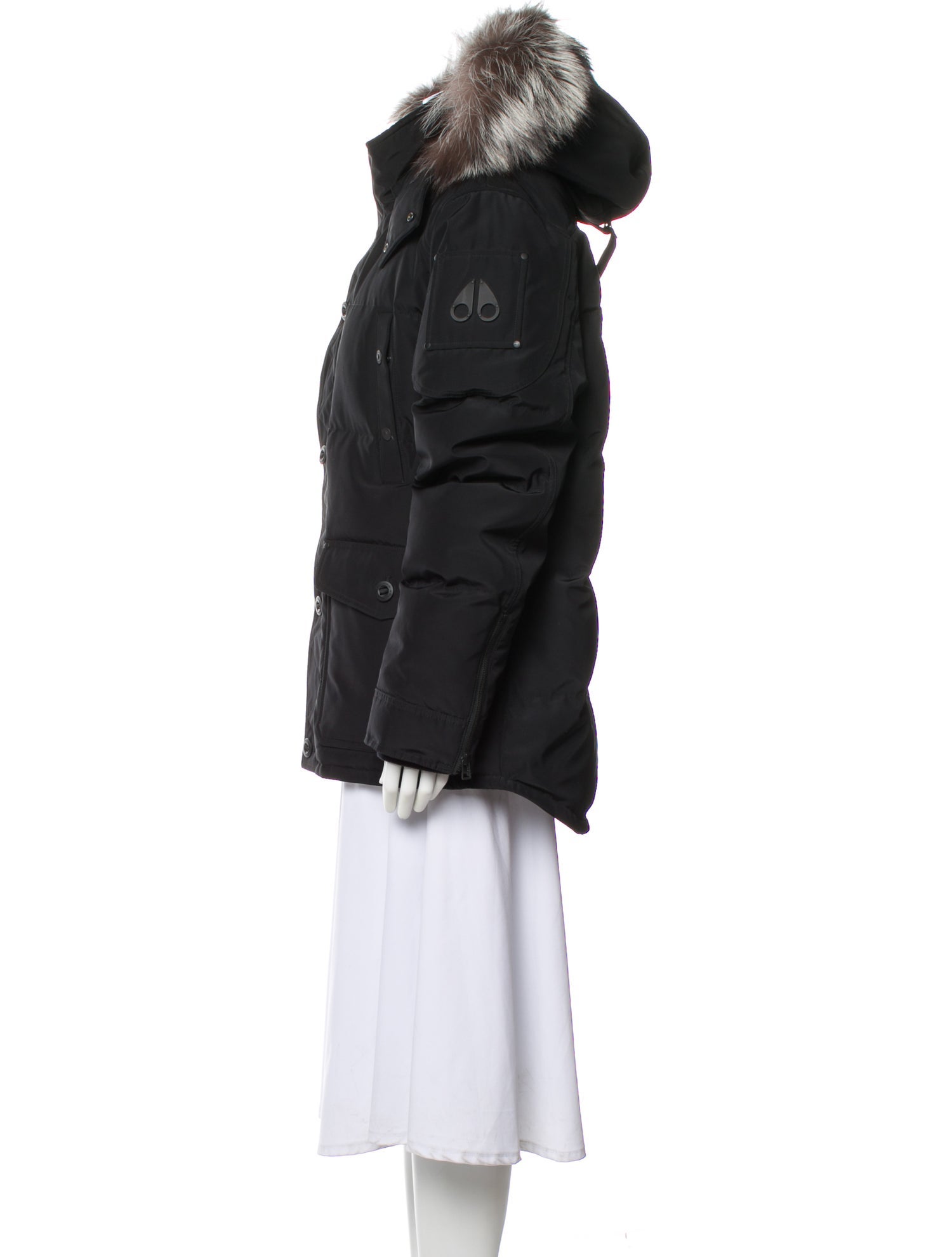 Moose Knuckles Nylon Down Coat