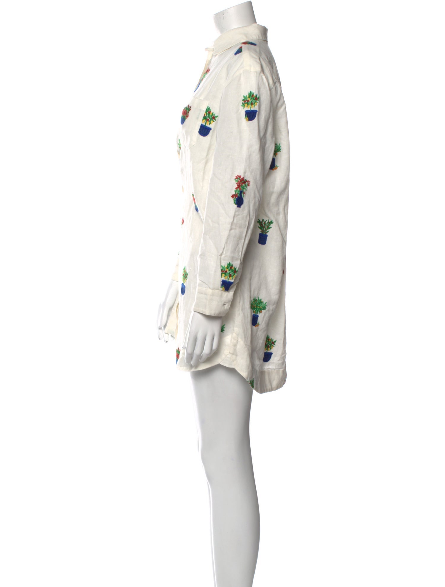 Momoni x Sezane Linen Mini Dress