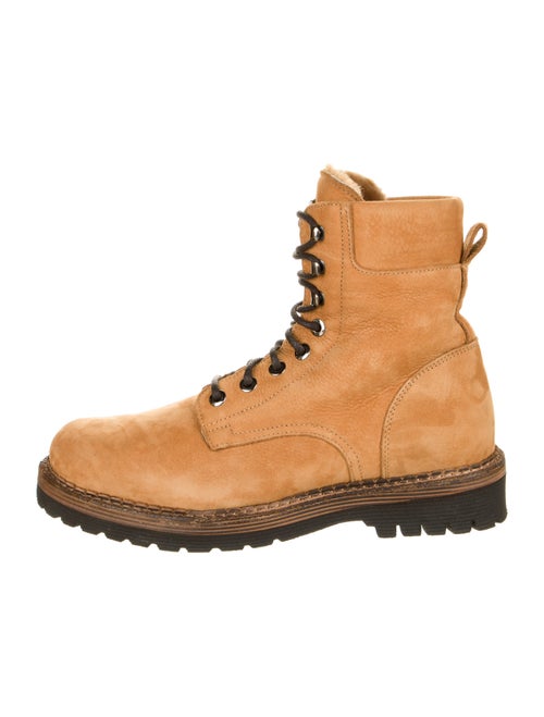 Montelliana Suede Combat Boots