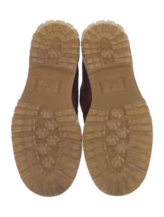 Montelliana Patent Leather Printed Combat Boots