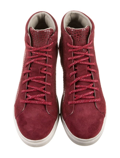 Montelliana Suede Glitter Accents Sneakers