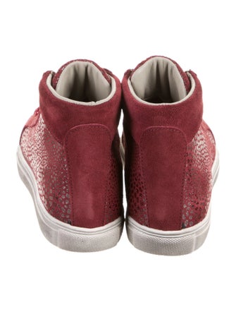 Montelliana Suede Glitter Accents Sneakers