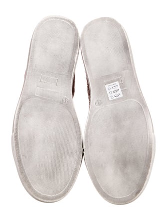 Montelliana Suede Glitter Accents Sneakers